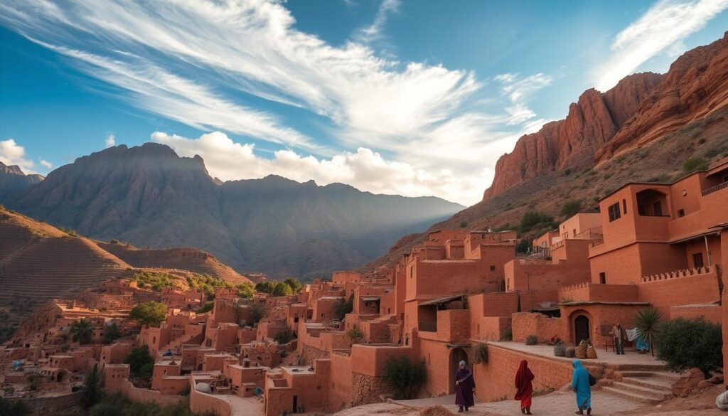 Berber village landscape