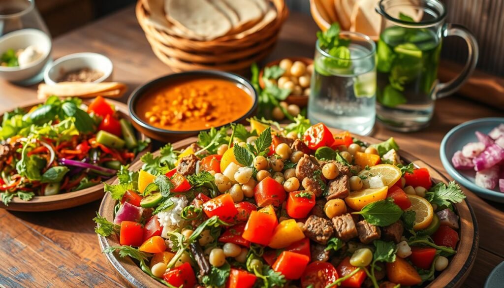 Moroccan salads and soups