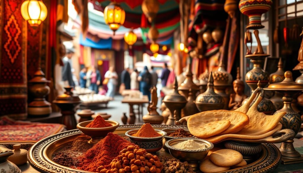 Moroccan cuisine and crafts