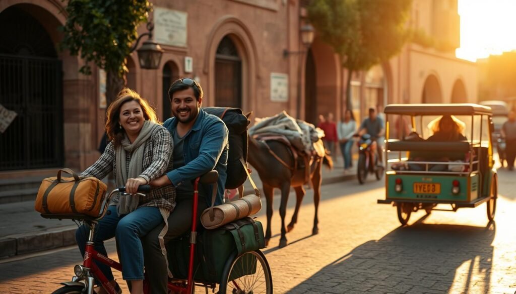Family-friendly transportation in Morocco