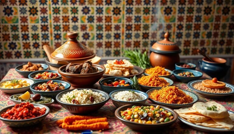 Moroccan dishes