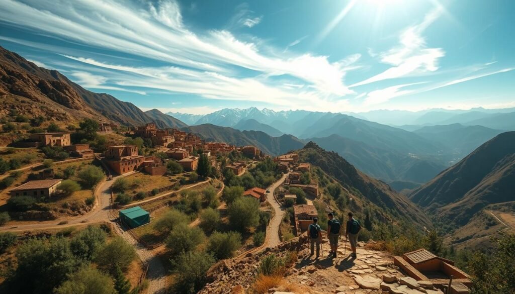 Mountain trails and villages
