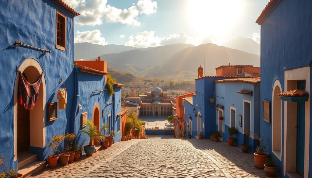 Chefchaouen village view
